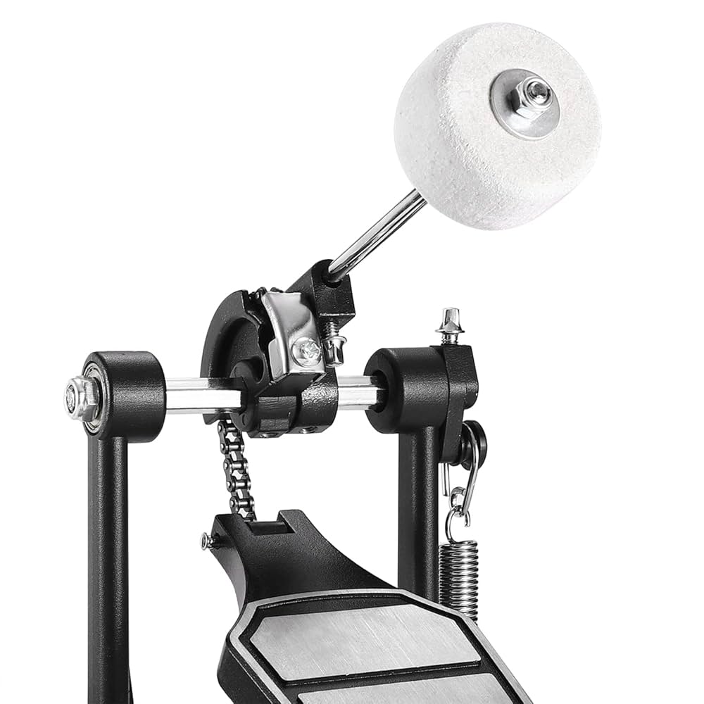パーカッション・打楽器 Bass drum beater set! Yctze 2 Pack Bass Drum Beater, Lightweight Kick Drum Plastic